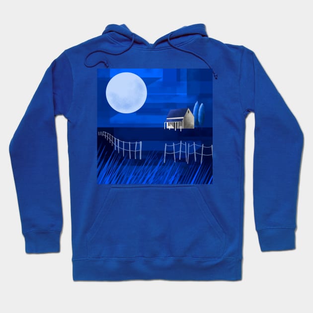 Blue Moon Hoodie by Scratch